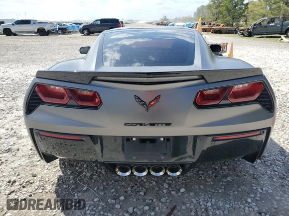 2014 Chevrolet Corvette Z51 3LT with VIN 1G1YM2D76E5105428, listed as a Copart auction lot 49181995 with 60,860 mi miles and Salvage title. Bid and sale history available at DreamBid. Image 6.