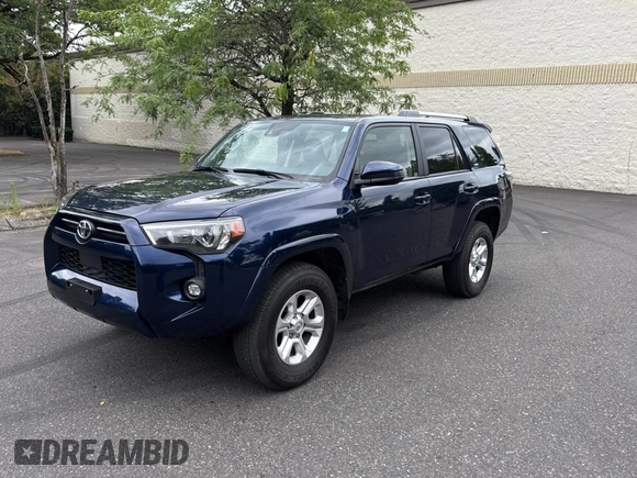 2024 Toyota 4Runner SR5 with VIN JTEMU5JR0R6243619, listed as a Copart auction lot 62965755 with 24,506 mi miles and Salvage title. Bid and sale history available at DreamBid. Image 2.