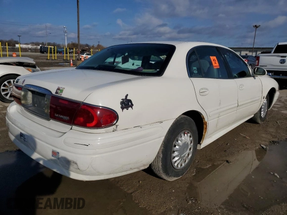 2003 Buick LeSabre Custom with VIN 1G4HP52KX3U123856, listed as a Copart auction lot 50198225 with 0 mi miles and Salvage Title. Bid and sale history available at carsss.com. Image 3.