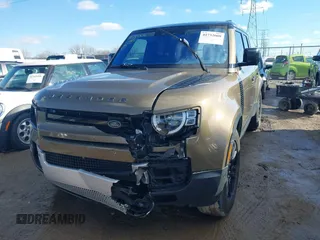 2021 Land Rover Defender S with VIN SALEJERX5M2041372, listed as a IAAI auction lot 41732008 with 62,233 mi miles and . Bid and sale history available at DreamBid. Image 17.