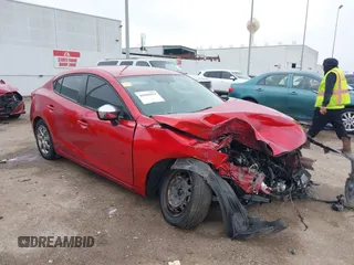 2015 Mazda 3 i SV with VIN JM1BM1T76F1270672, listed as a IAAI auction lot 41605014 with Not Provided miles. Bid and sale history available at carsss.com. Image 1.