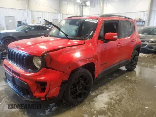 2019 Jeep Renegade Latitude z VIN ZACNJABB6KPK28487, wystawiony jako Copart lot #84173864 z przebiegiem 96 579 mil mil oraz Nie do naprawy • Non repairable. Historia ofert i sprzedaży dostępna na DreamBid. Obrazek 1.