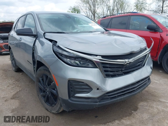 2023 Chevrolet Equinox LS with VIN 3GNAXHEG3PL157644, listed as a IAAI auction lot 42126834 with 18,942 mi miles and . Bid and sale history available at DreamBid. Image 1.
