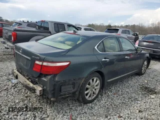 2008 Lexus LS 460 with VIN JTHBL46F485064011, listed as a Copart auction lot 48799195 with 198,182 mi miles and Salvage Title. Bid and sale history available at carsss.com. Image 3.