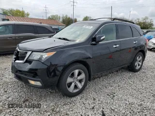 2012 Acura MDX Tech Pkg with VIN 2HNYD2H31CH500292, listed as a Copart auction lot 54661635 with 136,885 mi miles and Salvage Title. Bid and sale history available at carsss.com. Image 1.