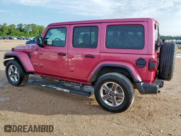 2022 Jeep Wrangler Unlimited Sahara z VIN 1C4HJXEN0NW106045, wystawiony jako Copart lot #61257055 z przebiegiem 104 937 mil mil oraz Szkoda całkowita • Salvage title. Historia ofert i sprzedaży dostępna na DreamBid. Obrazek 2.