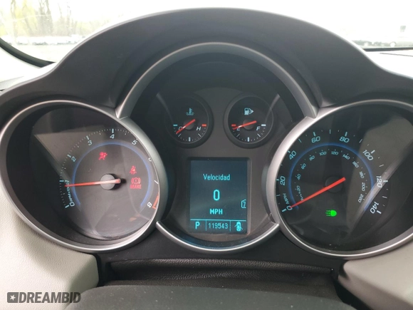 2011 Chevrolet Cruze LS with VIN 1G1PC5SH4B7144157, listed as a Copart auction lot 52539215 with 119,543 mi miles and Salvage Title. Bid and sale history available at carsss.com. Image 9.