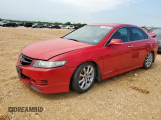 2006 Acura TSX Navi with VIN JH4CL969X6C023418, listed as a Copart auction lot 57886345 with 173,462 mi miles and Salvage title. Bid and sale history available at DreamBid. Image 1.