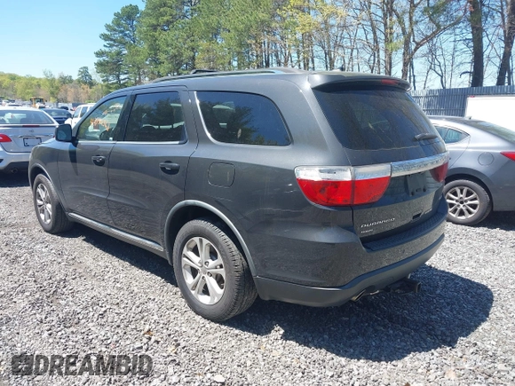 2011 Dodge Durango Crew with VIN 1D4SE4GT6BC664597, listed as a IAAI auction lot 42142568 with 202,275 mi miles and . Bid and sale history available at carsss.com. Image 3.