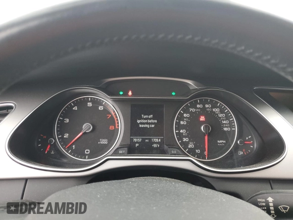 2015 Audi A4 Premium with VIN WAUAFAFL9FN009279, listed as a Copart auction lot 49459215 with 79,157 mi miles and Salvage Title. Bid and sale history available at carsss.com. Image 9.