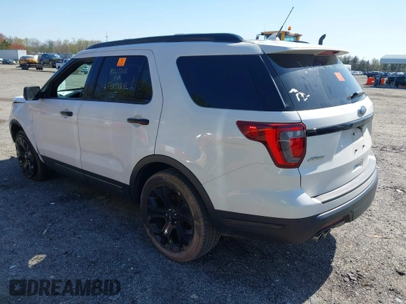 2019 Ford Explorer Sport with VIN 1FM5K8GT8KGB37269, listed as a IAAI auction lot 41914607 with Not Provided miles and . Bid and sale history available at carsss.com. Image 3.