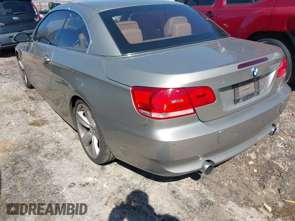 2007 BMW 3 Series 335i with VIN WBAWL735X7PX49923, listed as a IAAI auction lot 41665131 with 117,135 mi miles. Bid and sale history available at carsss.com. Image 3.