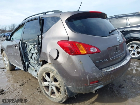 2009 Nissan Murano SL with VIN JN8AZ18W29W211353, listed as a IAAI auction lot 41677855 with 107,126 mi miles. Bid and sale history available at carsss.com. Image 3.