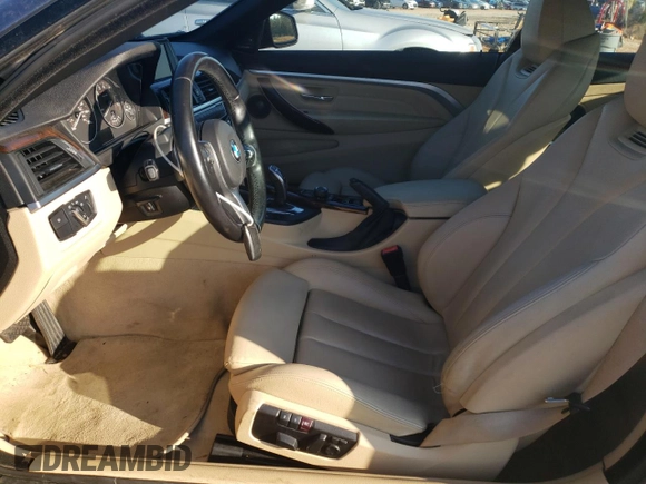 2015 BMW 4 Series 435i xDrive with VIN WBA3T7C52F5A36871, listed as a Copart auction lot 76687684 with 79,749 mi miles and Salvage title. Bid and sale history available at DreamBid. Image 7.