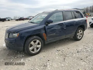 2014 Jeep Compass Latitude with VIN 1C4NJCEB9ED628332, listed as a Copart auction lot 49720365 with 130,008 mi miles and Salvage Title. Bid and sale history available at carsss.com. Image 1.