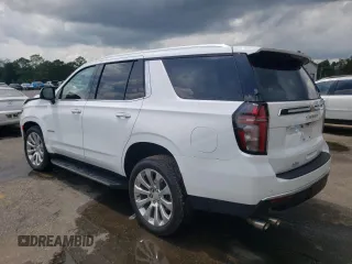 2024 Chevrolet Tahoe Premier with VIN 1GNSCSKD8RR247861, listed as a Copart auction lot 58767795 with 27,303 mi miles and Salvage title. Bid and sale history available at DreamBid. Image 2.