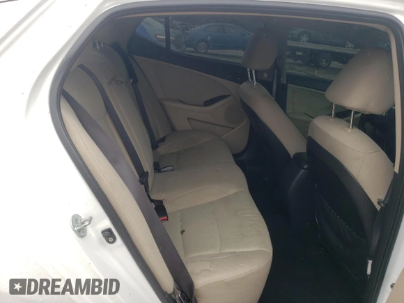2014 Kia Optima LX with VIN KNAGM4A70E5494065, listed as a Copart auction lot 59100255 with 126,983 mi miles and Salvage title. Bid and sale history available at DreamBid. Image 10.