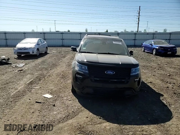 2019 Ford Explorer Sport with VIN 1FM5K8GT4KGB04110, listed as a Copart auction lot 55940365 with 84,721 mi miles and Salvage title. Bid and sale history available at DreamBid. Image 13.