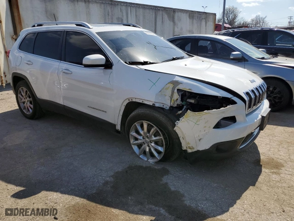 2016 Jeep Cherokee Limited with VIN 1C4PJMDS9GW115962, listed as a Copart auction lot 46279354 with 85,567 mi miles and Salvage Title. Bid and sale history available at carsss.com. Image 4.