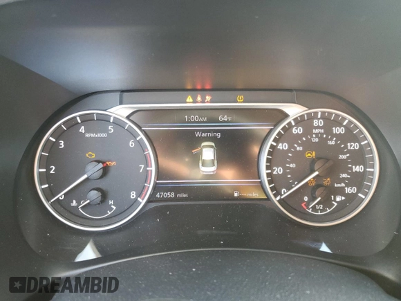 2024 Nissan Sentra SV with VIN 3N1AB8CV0RY257752, listed as a Copart auction lot 89298525 with 47,058 mi miles and Salvage Title. Bid and sale history available at DreamBid. Image 9.