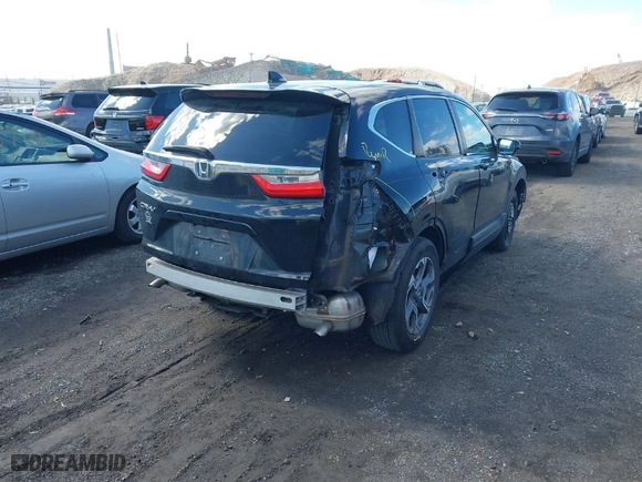 2017 Honda CR-V EX with VIN 7FARW1H52HE011174, listed as a IAAI auction lot 41728289 with 53,297 mi miles. Bid and sale history available at carsss.com. Image 4.