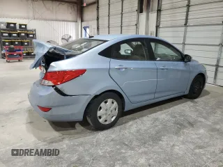 2013 Hyundai Accent GLS with VIN KMHCT4AE1DU542823, listed as a Copart auction lot 49274385 with 197,078 mi miles and Salvage Title. Bid and sale history available at carsss.com. Image 3.