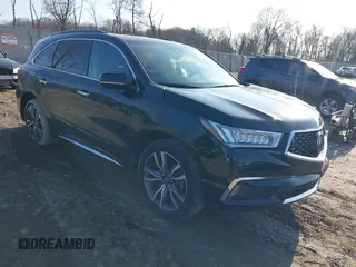 2019 Acura MDX w/Technology Pkg with VIN 5J8YD4H55KL000660, listed as a IAAI auction lot 41492404 with 58,071 mi miles. Bid and sale history available at carsss.com. Image 1.
