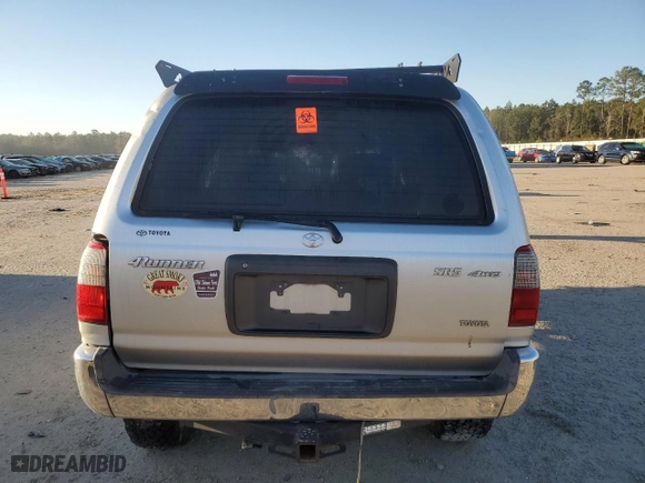 2000 Toyota 4Runner SR5 with VIN JT3HN86R2Y0314063, listed as a Copart auction lot 42009585 with 0 mi miles and Salvage Title. Bid and sale history available at carsss.com. Image 6.