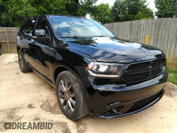 2017 Dodge Durango GT with VIN 1C4RDHDG3HC724244, listed as a IAAI auction lot 42717172 with 153,933 mi miles and . Bid and sale history available at DreamBid. Image 1.