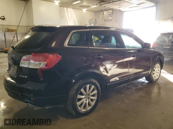 2008 Mazda CX-9 Grand Touring with VIN JM3TB38A880129354, listed as a Copart auction lot 89363705 with 136,190 mi miles and Salvage Title. Bid and sale history available at carsss.com. Image 3.