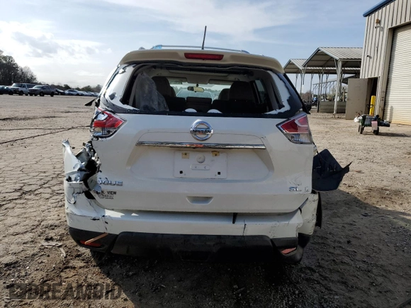 2016 Nissan Rogue SL with VIN 5N1AT2MT1GC880268, listed as a Copart auction lot 49076745 with 54,053 mi miles and Salvage Title. Bid and sale history available at carsss.com. Image 6.