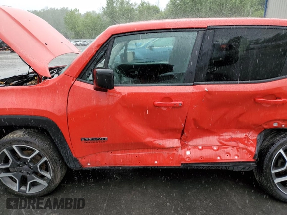 2021 Jeep Renegade Jeepster z VIN ZACNJDAB0MPM33342, wystawiony jako Copart lot #59976115 z przebiegiem 52 184 mil mil oraz Szkoda całkowita • Salvage title. Historia ofert i sprzedaży dostępna na DreamBid. Obrazek 7.