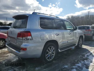 2015 Lexus LX 570 with VIN JTJHY7AX8F4171013, listed as a Copart auction lot 43681865 with 158,146 mi miles and Clean Title. Bid and sale history available at DreamBid. Image 3.