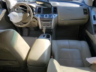 2012 Nissan Murano SL with VIN JN8AZ1MUXCW101419, listed as a Copart auction lot 42878515 with 0 mi miles and Salvage Title. Bid and sale history available at carsss.com. Image 8.
