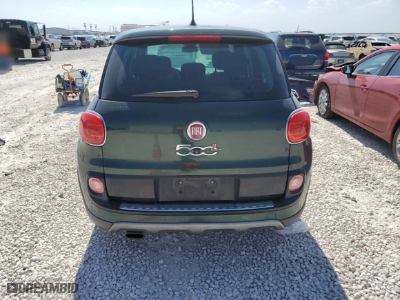 2015 FIAT 500L Urbana Trekking with VIN ZFBCFADH4FZ033219, listed as a Copart auction lot 68164704 with 70,046 mi miles and Salvage Title. Bid and sale history available at carsss.com. Image 6.