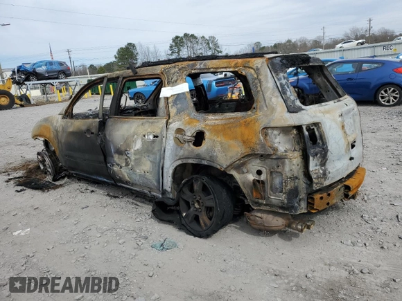 2008 GMC Acadia SLT1 with VIN 1GKER23788J286996, listed as a Copart auction lot 45664775 with Not Provided miles and Non Repairable. Bid and sale history available at DreamBid. Image 2.