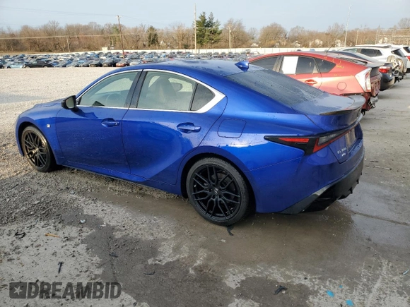 2021 Lexus IS 350 F Sport z VIN JTHGZ1E24M5020473, wystawiony jako Copart lot #48772885 z przebiegiem 56 941 mil mil oraz Szkoda całkowita • Salvage title. Historia ofert i sprzedaży dostępna na DreamBid. Obrazek 2.