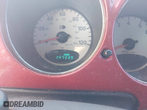 2003 Chrysler PT Cruiser with VIN 3C4FY48B93T640554, listed as a IAAI auction lot 41389939 with 147,439 mi miles. Bid and sale history available at carsss.com. Image 7.