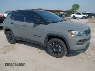 2023 Jeep Compass Latitude with VIN 3C4NJDBN6PT531767, listed as a IAAI auction lot 42254833 with 57,630 mi miles and . Bid and sale history available at DreamBid. Image 1.