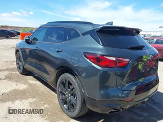 2019 Chevrolet Blazer RS with VIN 3GNKBJRS3KS623175, listed as a IAAI auction lot 42211655 with 85,266 mi miles and . Bid and sale history available at DreamBid. Image 3.