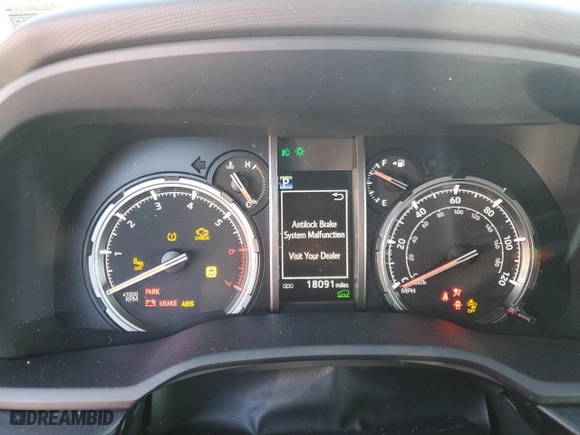 2023 Toyota 4Runner TRD Off Road with VIN JTEPU5JR7P6137744, listed as a Copart auction lot 45661525 with 18,091 mi miles and Non Repairable. Bid and sale history available at carsss.com. Image 9.