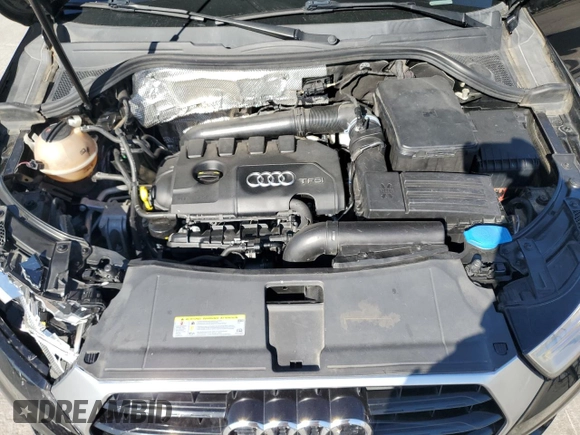 2017 Audi Q3 Premium Plus with VIN WA1HCCFS0HR009755, listed as a Copart auction lot 52728145 with 105,459 mi miles and Salvage title. Bid and sale history available at DreamBid. Image 12.