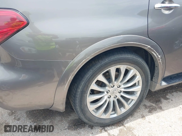 2015 Infiniti QX80 with VIN JN8AZ2NF4F9572054, listed as a IAAI auction lot 42369177 with 149,971 mi miles and . Bid and sale history available at DreamBid. Image 18.