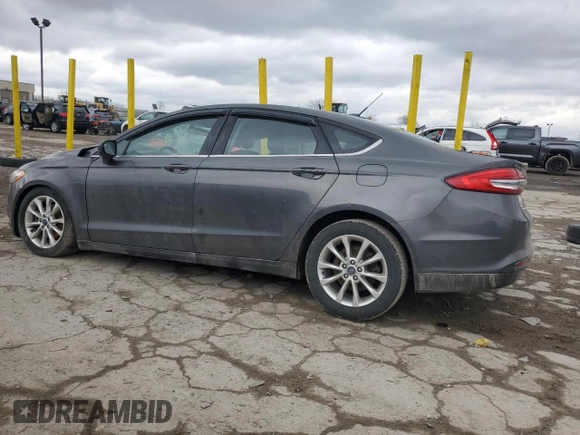 2017 Ford Fusion SE with VIN 3FA6P0HD2HR108909, listed as a Copart auction lot 50010495 with 57,613 mi miles and Salvage Title. Bid and sale history available at DreamBid. Image 2.