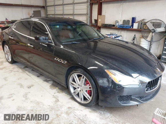 2015 Maserati Quattroporte S Q4 z VIN ZAM56RRA8F1141384, wystawiony jako IAAI lot #42263802 z przebiegiem 38 025 mil mil oraz . Historia ofert i sprzedaży dostępna na DreamBid. Obrazek 1.
