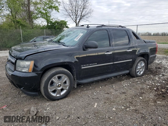 2009 Chevrolet Avalanche LTZ with VIN 3GNFK32049G172308, listed as a Copart auction lot 54840355 with 253,982 mi miles and Clean Title. Bid and sale history available at carsss.com. Image 1.