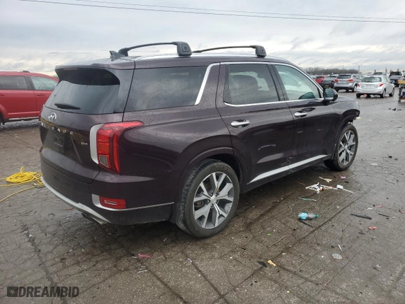 2022 Hyundai Palisade Ultimate Calligraphy with VIN KM8R5DHE9NU464643, listed as a Copart auction lot 43422835 with 82,447 mi miles and Salvage Title. Bid and sale history available at carsss.com. Image 3.