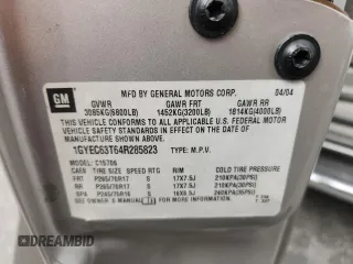 2004 Cadillac Escalade z VIN 1GYEC63T64R285823, wystawiony jako Copart lot #59167915 z przebiegiem 289 955 mil mil oraz Szkoda całkowita • Salvage title. Historia ofert i sprzedaży dostępna na DreamBid. Obrazek 13.