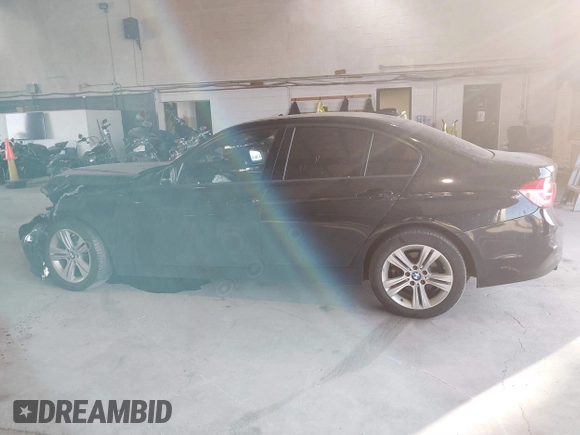 2016 BMW 3 Series 328i xDrive with VIN WBA8E3G51GNU02983, listed as a IAAI auction lot 40755586 with 75,082 mi miles. Bid and sale history available at carsss.com. Image 14.