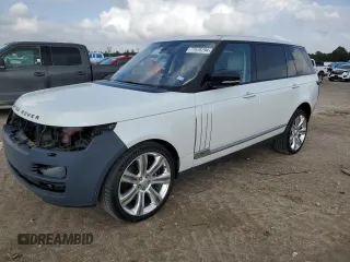 2016 Land Rover Range Rover with VIN SALGW3EF7GA296739, listed as a Copart auction lot 77678794 with 58,193 mi miles and Salvage title. Bid and sale history available at DreamBid. Image 1.